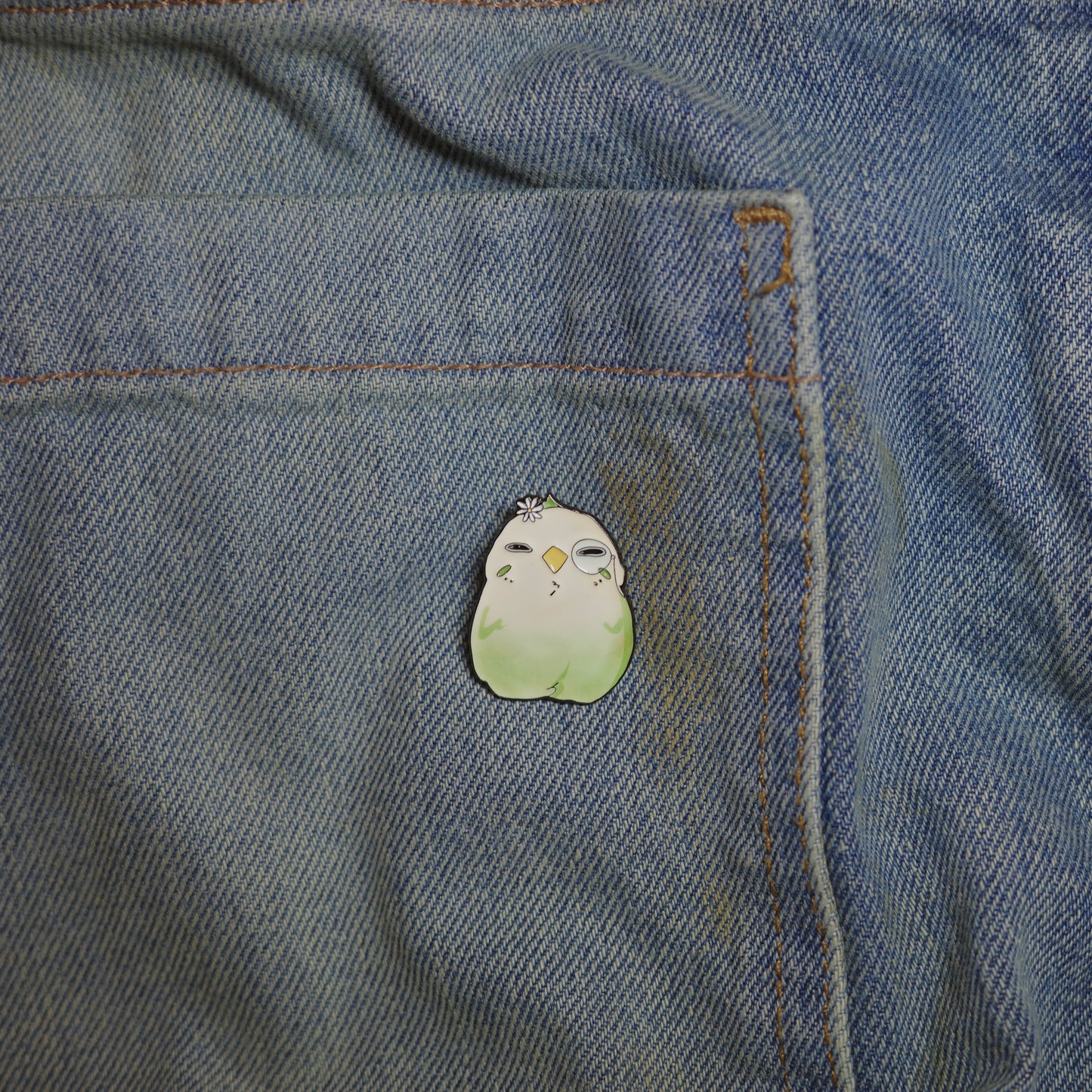 Daikon Enamel Pin